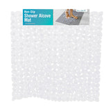 Non-Slip Pebble Shower Alcove Mat | 54 x 54cm, Assorted Colours