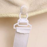 Adjustable Bed Sheet Corner Grippers | White, Stretchable, Pack of 4