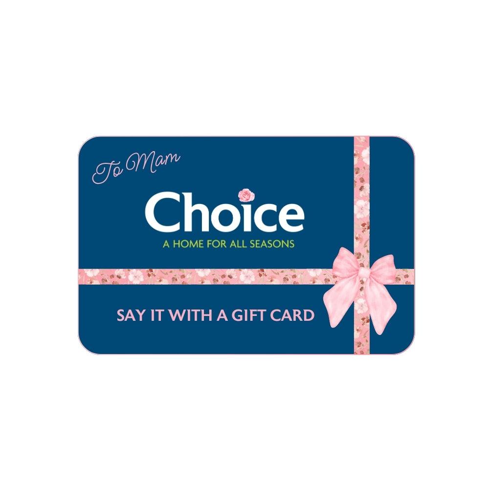 Choice Digital Gift Card | Online Only