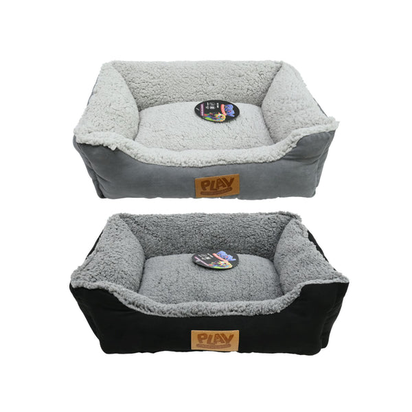  Cosy Rectangular Pet Bed | 50 x 40 x 15cm, Assorted Colours