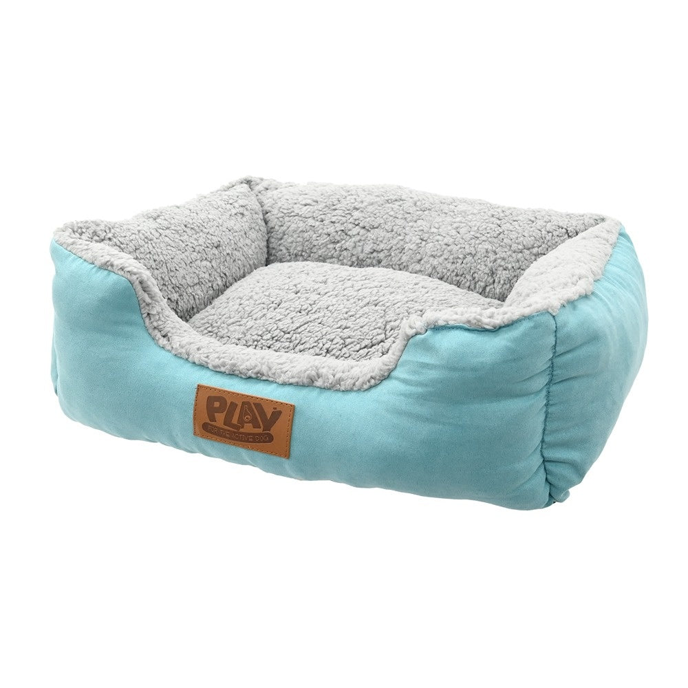 Cosy Rectangular Pet Bed - 50x40x15cm - Assorted Colours