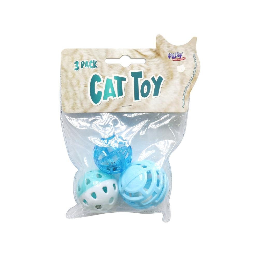 Play Cat Rattle Ball Toys | Pack of 3 - Choice Stores
