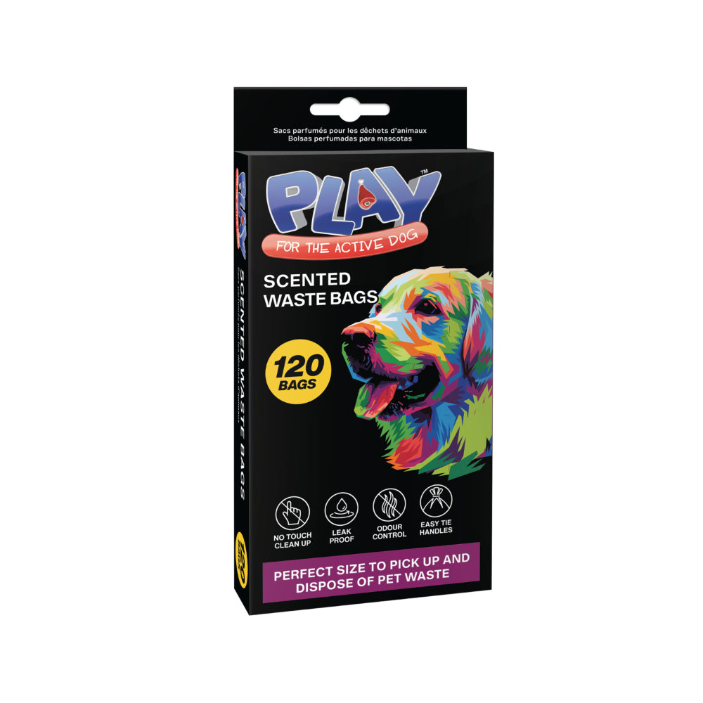  Scented Pet Waste Bags | Leak-Proof, Odour Control, 120 Pieces