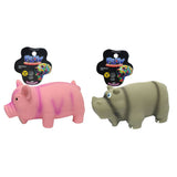 Latex Pet Toy Pig/Hippo - 16 x 8cm