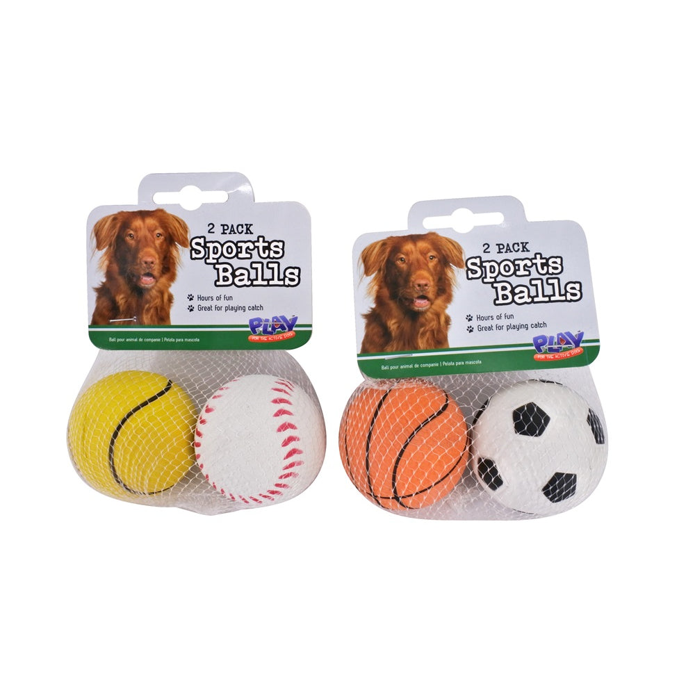 UBL Sports Ball Dog Toy | 2 Assorted