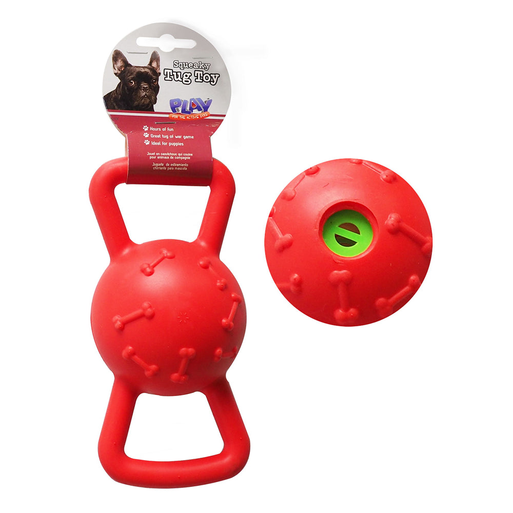 UBL Pet Squeaky Tug Toy | Interactive Dog Toy