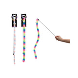  Cat Teaser Wand Toy | Plush Tail, 45 cm, Assorted Colours