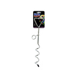  Dog Tie Out Stake | 8 x 46cm, Spiral Metal Ground Anchor