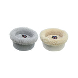  Plush Donut Pet Bed | Raised Rim, 40 x 20cm, Assorted Colours