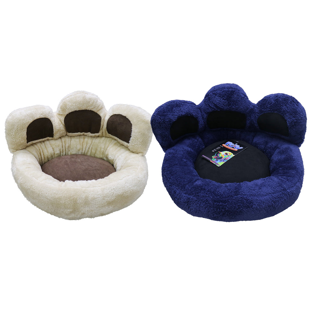 UBL Pet Bed With Paw Design | 50 x 17cm
