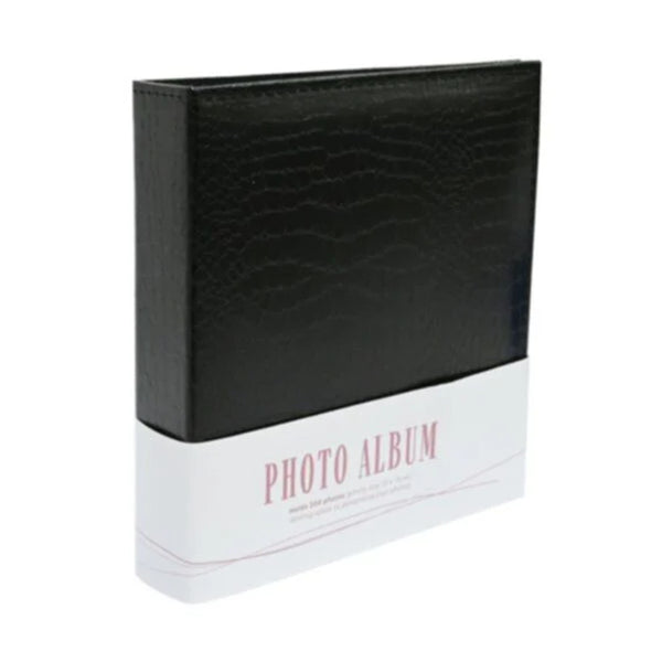 Crocodile-Effect Photo Album | Holds 200, 10 x 15cm, Assorted Colours