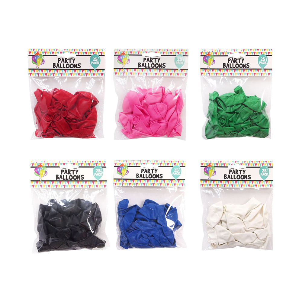 UBL Party Balloons Assorted Colours | Pack of 25
