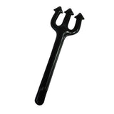 Inflatable Three-Pronged Fork Toy - 60cm, Glossy Black Finish