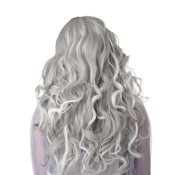 Halloween White Ghost Wig Wavy | 45cm Length