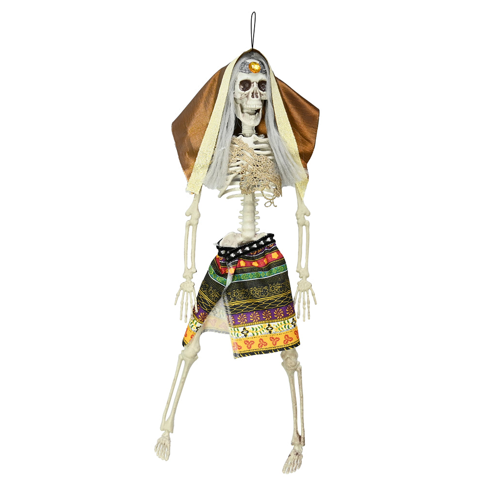 Boo! Hanging Fortune Teller Skeleton | 40cm