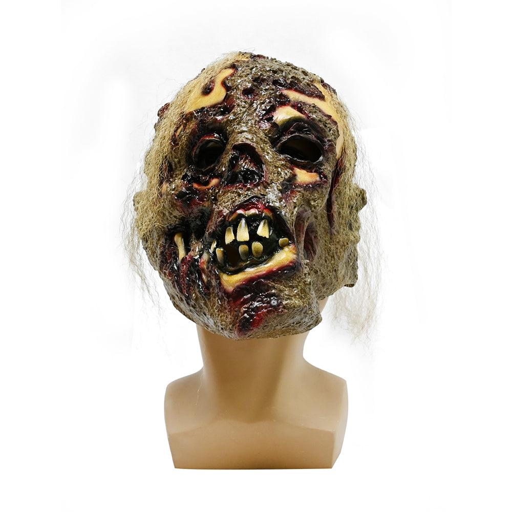 Boo! Burnt Zombie Latex Mask | Adult