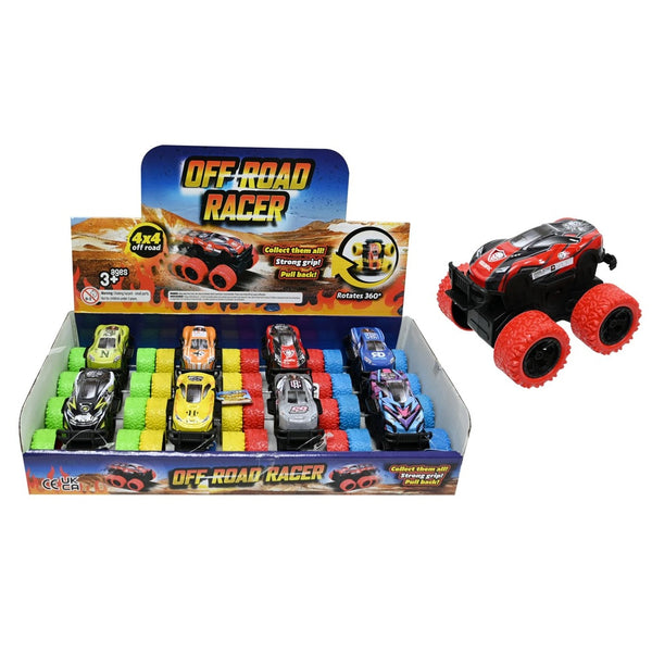 Die Cast Off Road Cars - Assorted Designs - 8 Pack