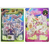 Glow In Dark Unicorn & Dinosaur - Fun & Novelty - Pack of 12