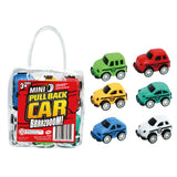 Mini Pull Back Car - 6 Pack - Mixed Colours