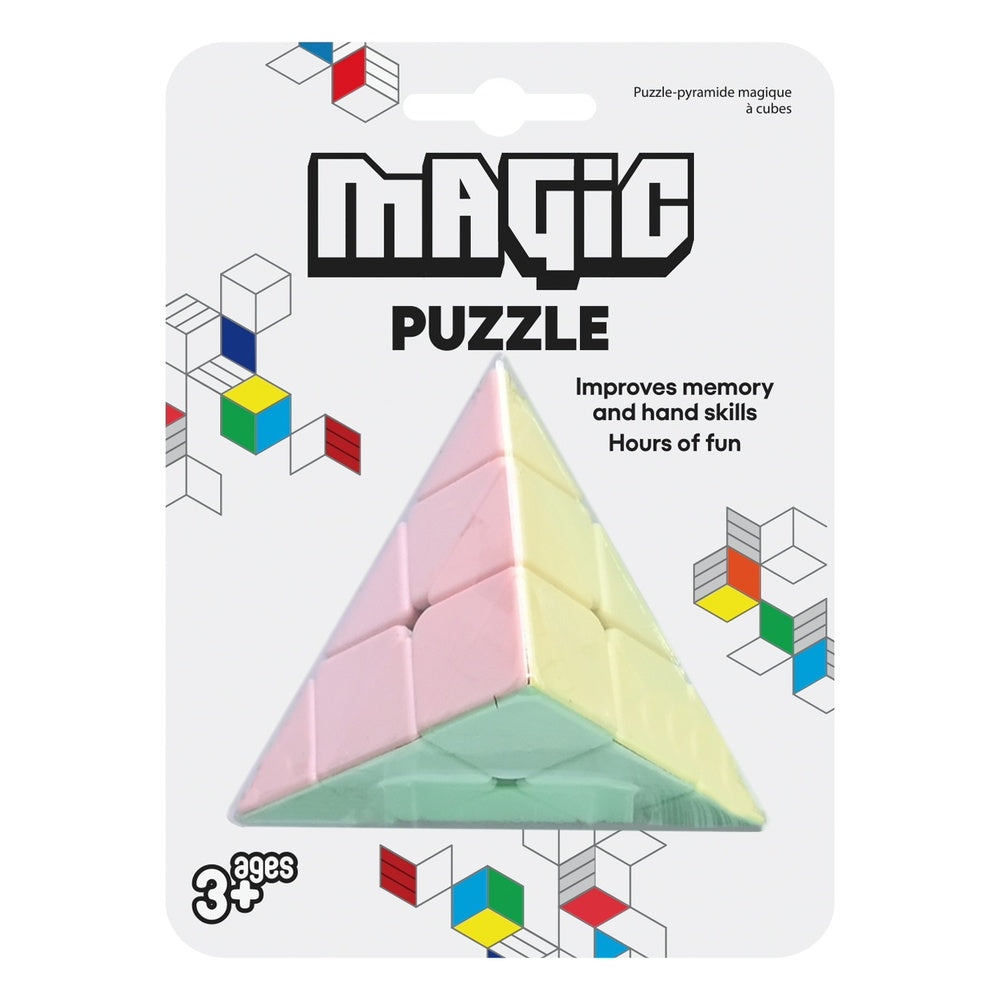 Pyramid Cube - Magic Puzzle - 9.5x9.5x8.3cm