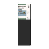 Black Laminated Wall-Mounted Floating Shelf | 80 x 24 x 3.8cm