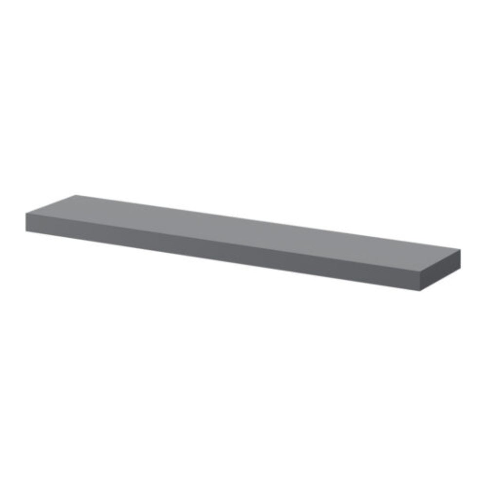 Grey Laminated Floating Wall Display Shelf | 60 x 24 x 3.8cm