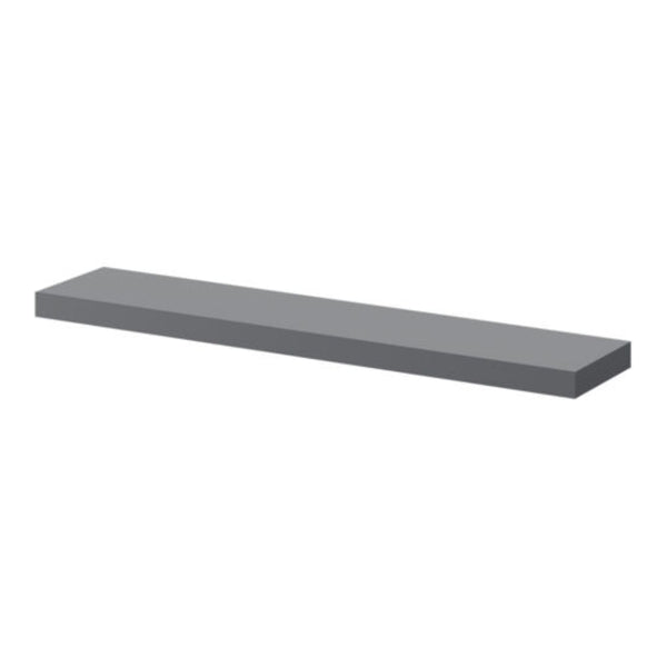 Grey Laminated Floating Wall Display Shelf | 60 x 24 x 3.8cm