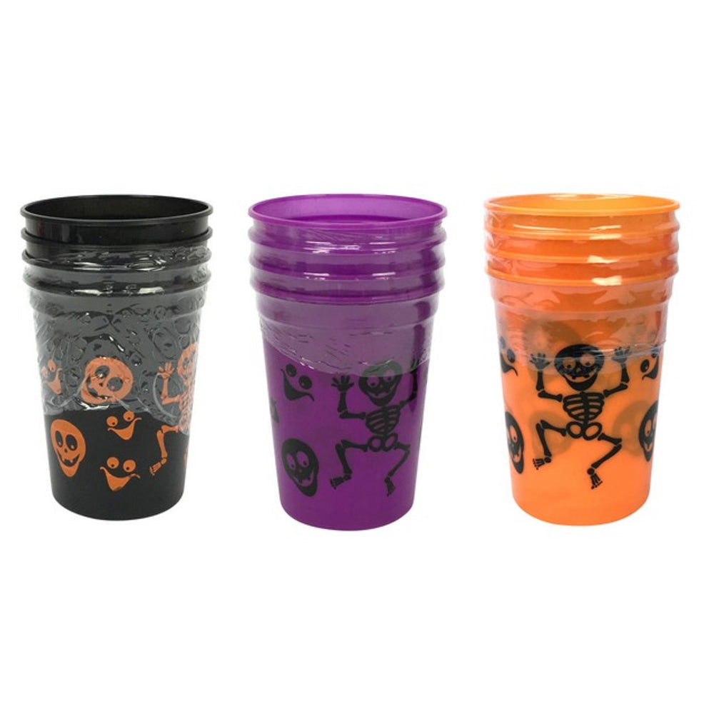 Boo! Halloween Tumblers | Assorted Designs | Pack of 4