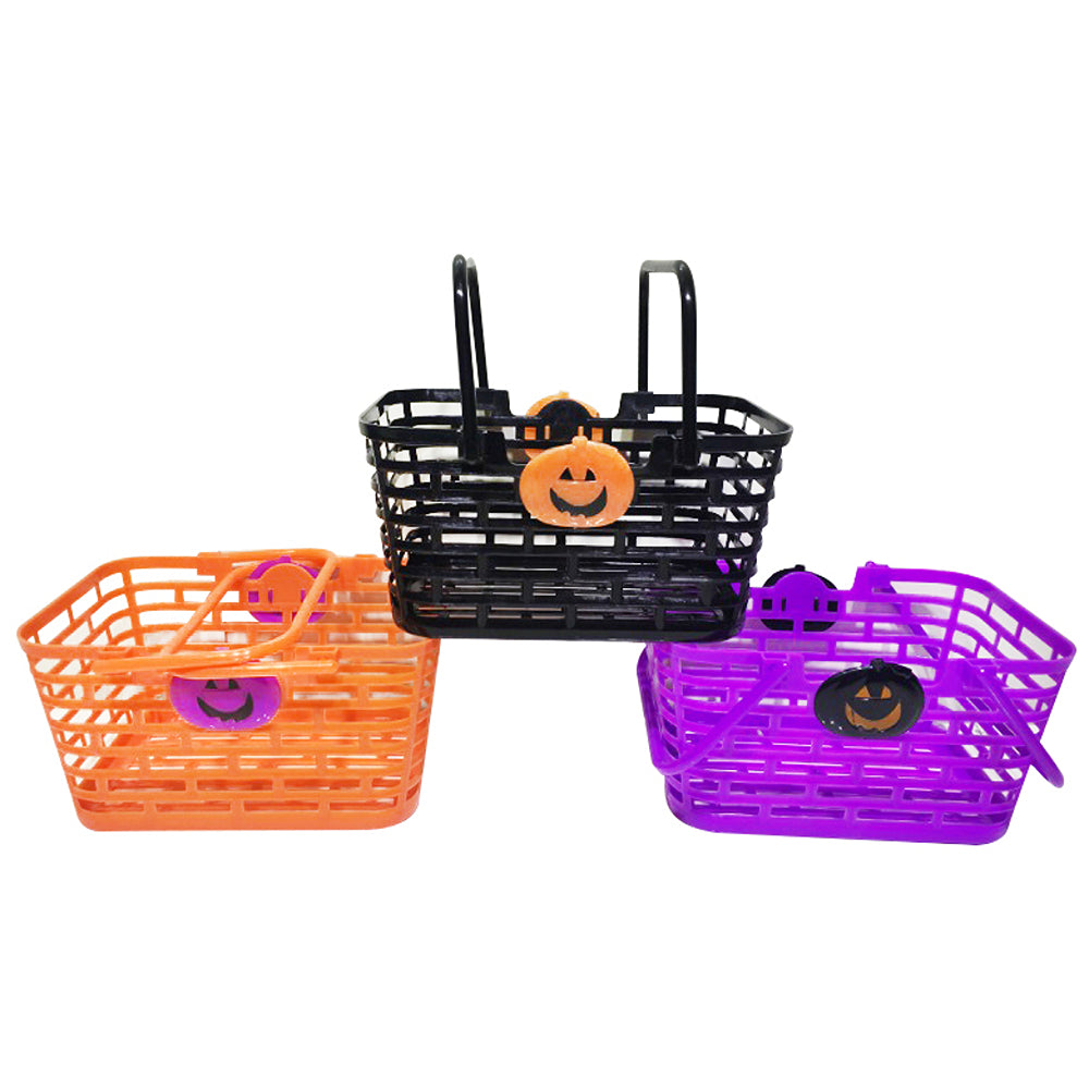 Boo! Trick or Treat Basket with Pumpkin Character | Assorted