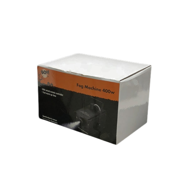 Portable Halloween Fog Machine with Remote Control | 400W, Black