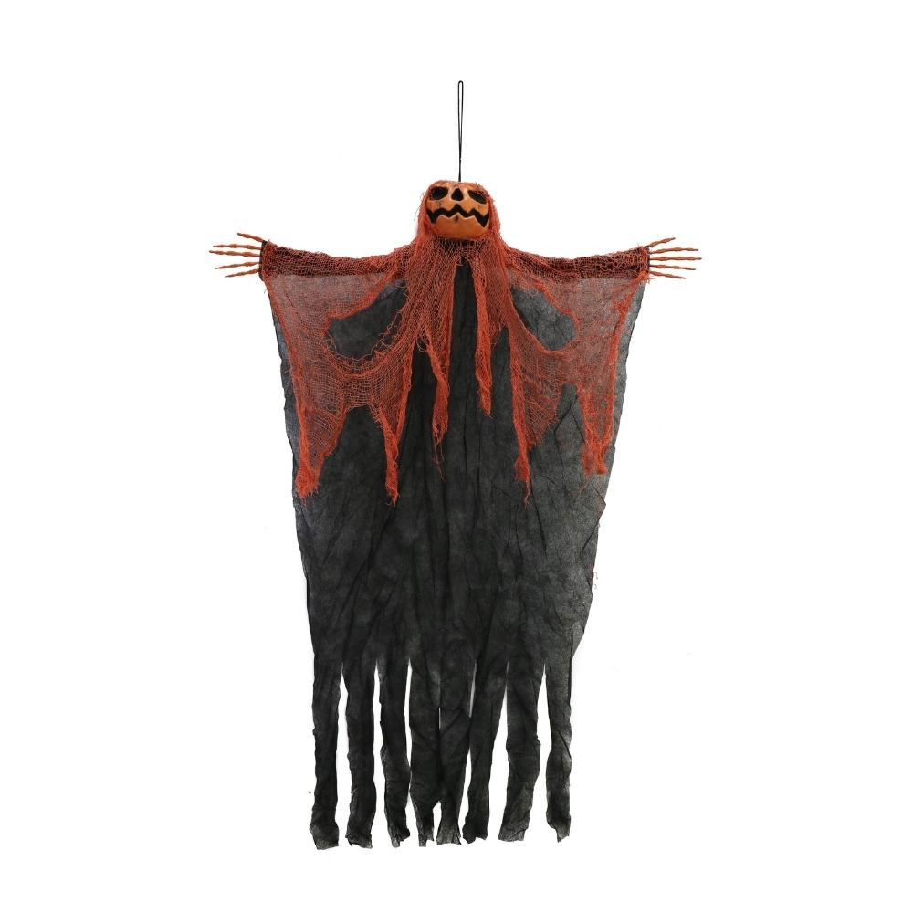 Boo! Hanging Pumpkin Scarecrow | 120cm