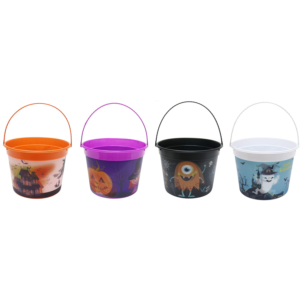 Boo! 3D Effect Trick or Treat Bucket | Assorted