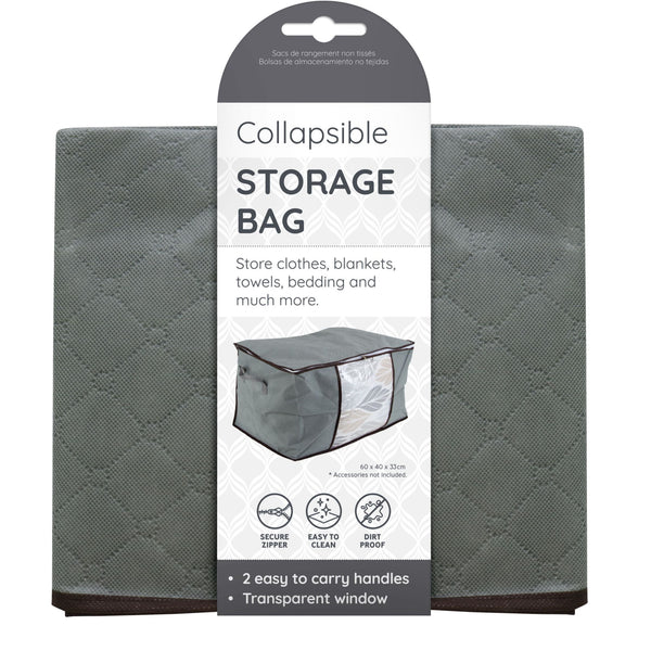Non Woven Storage Bags - Grey - 2 Asst