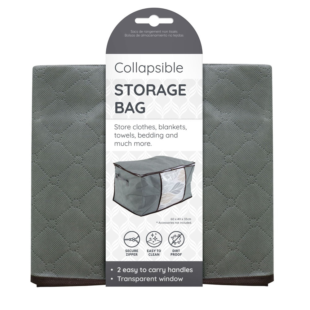 Non Woven Storage Bags - Grey - 2 Pack