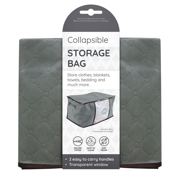 Non Woven Storage Bags - Grey - 2 Pack