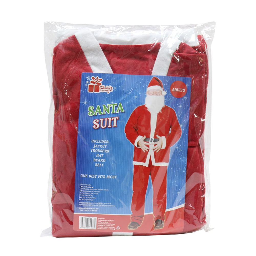 festive magic adult santa suit - one size
