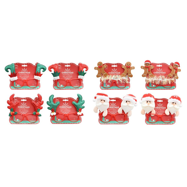 Festive Magic Pop-Up Christmas Glasses - Assorted Designs and Colours