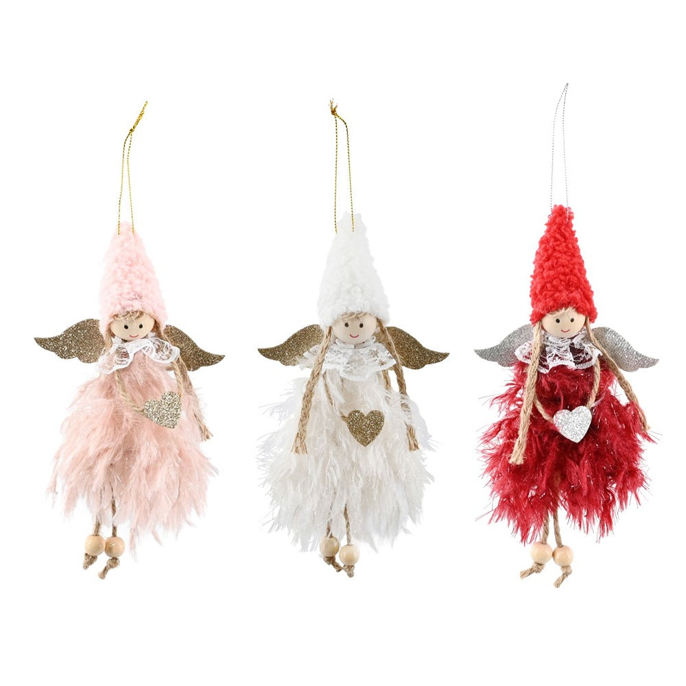 Festive Magic Fairy with Bell Christmas Decoration - 20.5cm, Assorted Colours