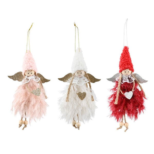 Festive Magic Fairy with Bell Christmas Decoration - 20.5cm, Assorted Colours