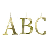 Festive Magic Gold Alphabet Christmas Decorations - Assorted Metal Letters