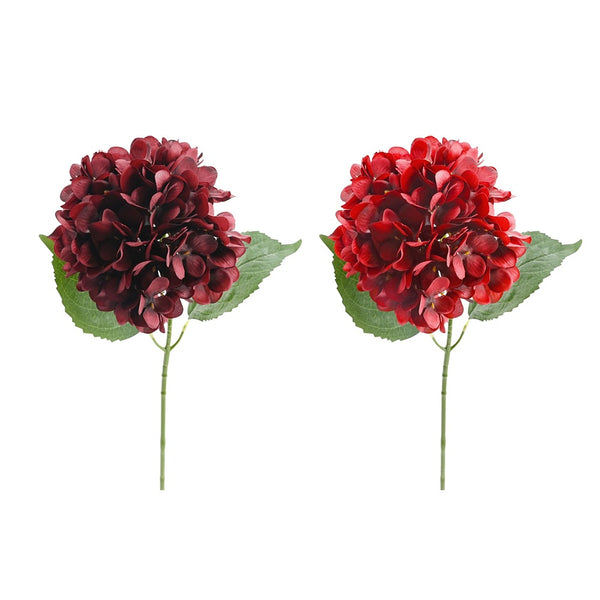 Festive Magic Artificial Hydrangea Flower Stem - 64cm, Assorted Colours