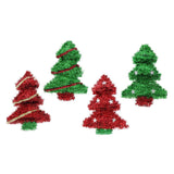 Tinsel Tree Plaque | 35cm | Assorted Models