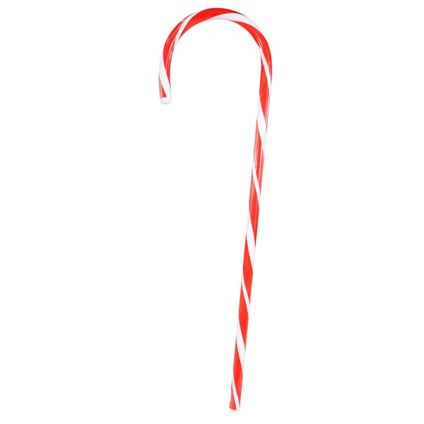 Plastic Candy Cane Christmas Decoration | Red White Stripes, 60cm