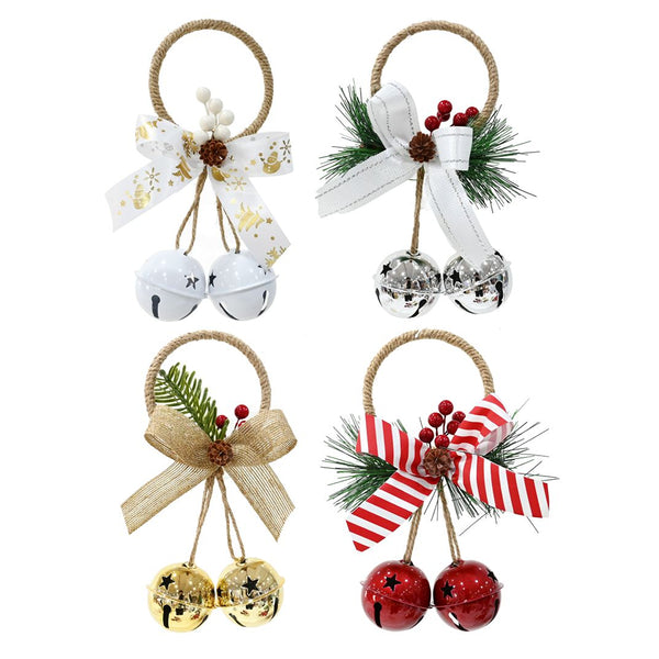 Mini Nutbells Door Hangers | 4 Assorted Designs, Jute String, Star Cutout