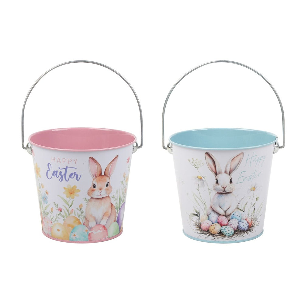 Easter Bunny Tin - Assorted Designs - 2 Pack