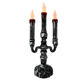 Halloween Light Up Skeleton Candelabra | Battery Operated, 32cm Height