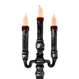 Halloween Light Up Skeleton Candelabra | Battery Operated, 32cm Height