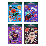 Wicked Fun Halloween Window Stickers - Assorted Glitter Designs