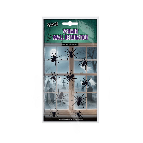 Halloween Vermin Wall Decorations | Assorted Pack, 15.5 x 32.5cm