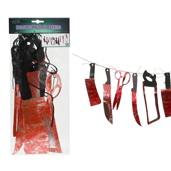 Halloween Hanging Bloody Weapon Banners | 1.3m Length